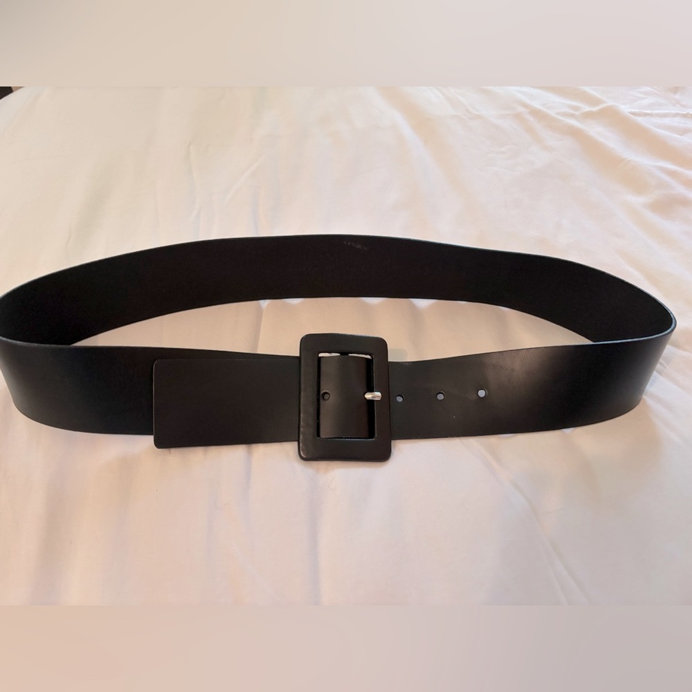 Calvin Klein real leather wide 2” belt - medium/large